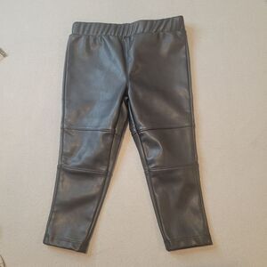 Splendid Baby Black Faux Leather Pants Size 12-18 months